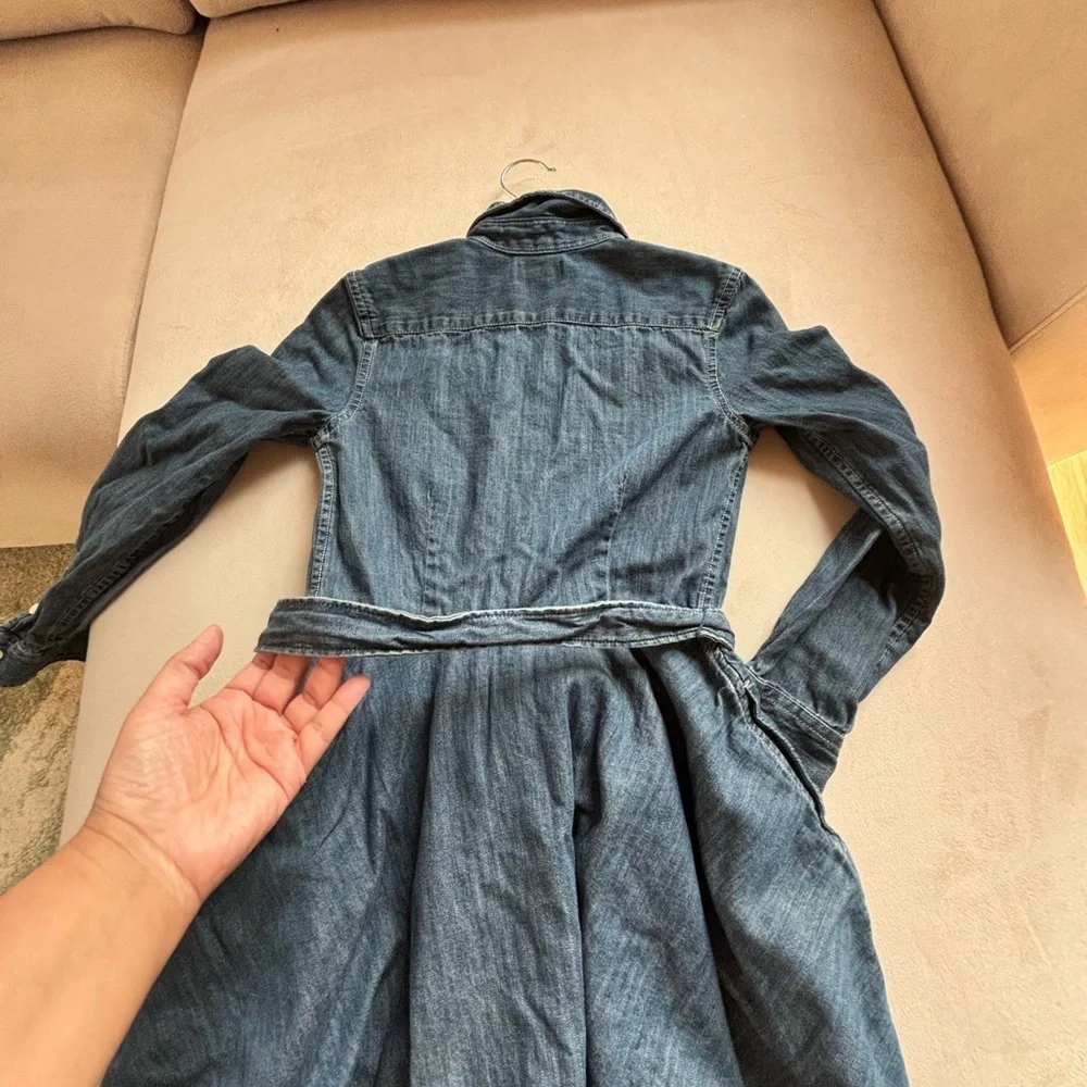 Ralph Lauren Blue Denim Kids Casual Dress
